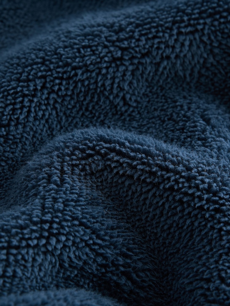 Navy Blue Fleece All-In-One (3-16yrs) - Image 6 of 7