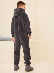 Grey Fleece All-In-One (3-16yrs) - Image 2 of 6