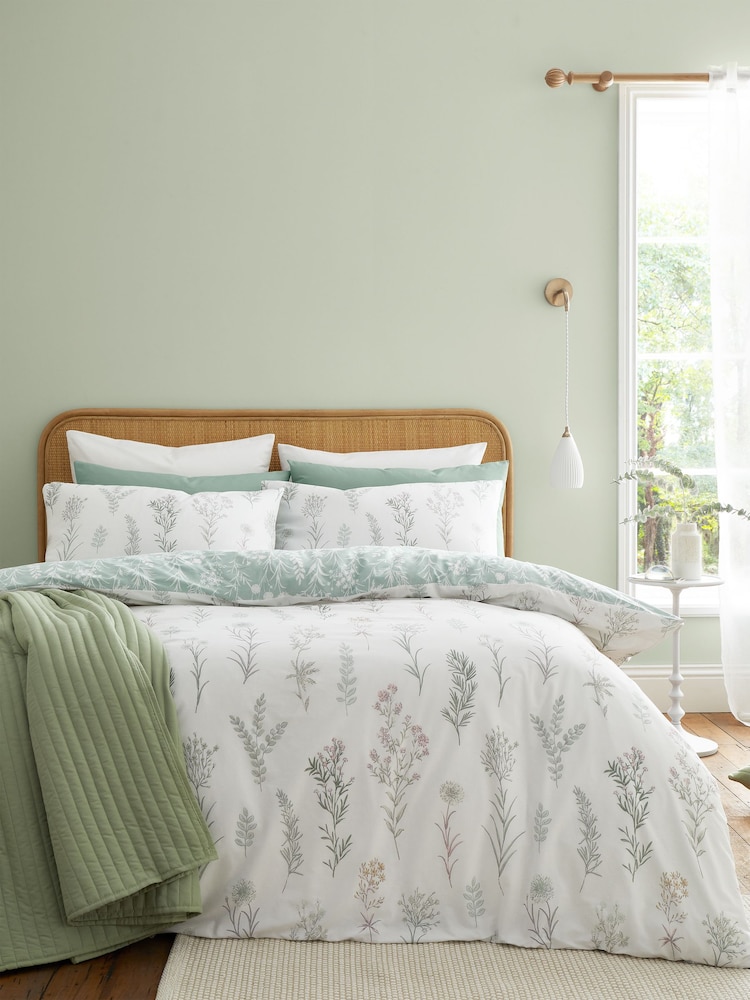 Bianca Wild Flowers 100% Cotton Duvet Cover Set - Imagen 1 de 4