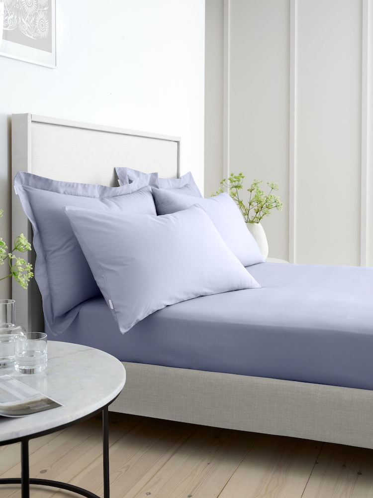 Bianca Lavender 200 Thread Count 100% Cotton Percale Extra Deep Fitted Sheet - Image 1 of 4