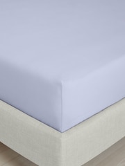 Bianca Lavender 200 Thread Count 100% Cotton Percale Extra Deep Fitted Sheet - Image 2 of 4