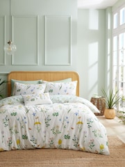 RHS Botanical Cottage Garden 100% Cotton Duvet Cover Set - صورة 1 من 5