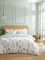 RHS Botanical Cottage Garden 100% Cotton Duvet Cover Set - صورة 2 من 5