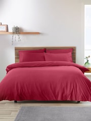 Catherine Lansfield Hot Pink So Soft Easy Iron Duvet Cover Set - Image 1 of 3