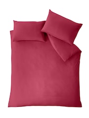 Catherine Lansfield Hot Pink So Soft Easy Iron Duvet Cover Set - Image 3 of 3