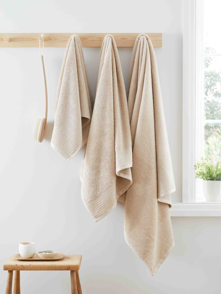 Bianca Natural Egyptian 100% Cotton Towel - Image 2 of 4