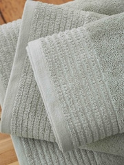 Bianca Sage Green Egyptian 100% Cotton Towel - Image 2 of 4