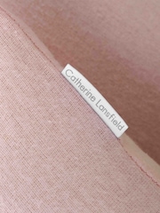 Catherine Lansfield Pink Brushed 100% Cotton Duvet Cover Set - Image 3 of 3