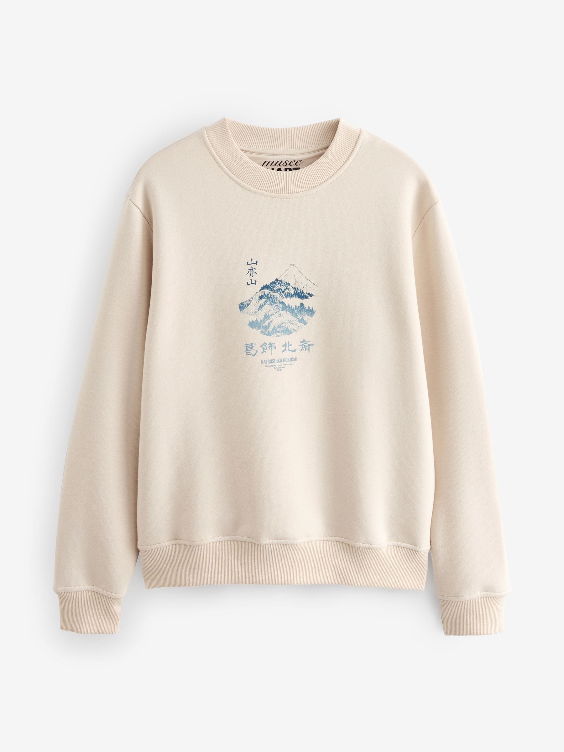 Hokusai blue sweatshirt clearance