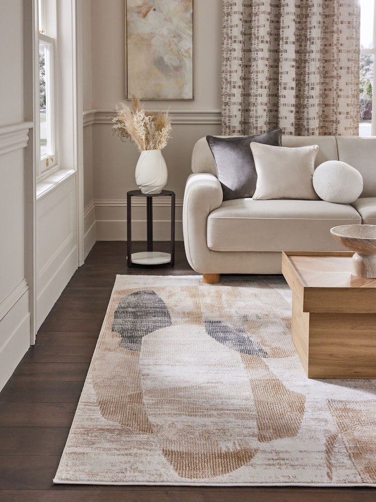 Natural Giovanna Abstract Rug - Image 1 of 6