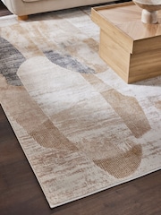 Natural Giovanna Abstract Rug - Image 3 of 6