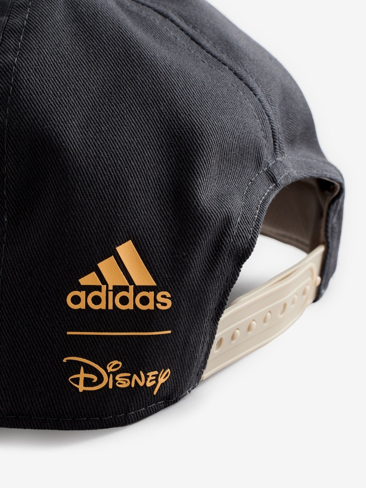 adidas Black Little Kids Disneys Lion Print King 100% Cotton Hat - Image 2 of 3