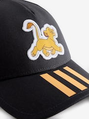 adidas Black Little Kids Disneys Lion Print King 100% Cotton Hat - Image 3 of 3