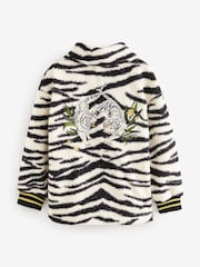 Rockett St George Zebra Print Borg Fleece - Image 6 of 9