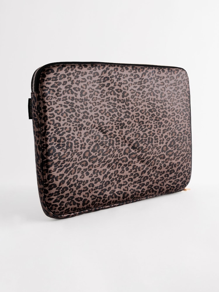 Rockett St George Leopard Print Laptop Case - Image 2 of 4