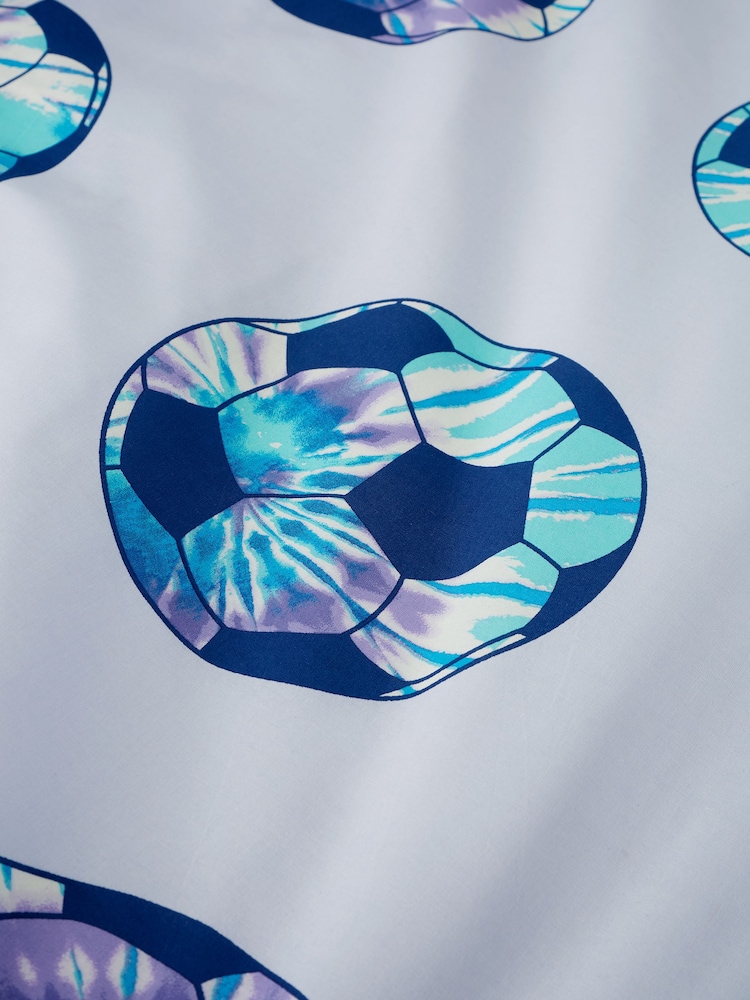 Catherine Lansfield Tie Dye Football Reversible Duvet Cover Set - Imagem 5 de 5