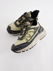 Neutral Warm Lined Elastic Lace Trainers - Image 9 of 10