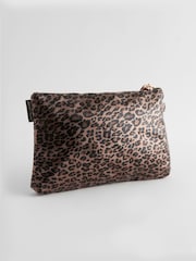 Rockett St George Leopard Print Animal Clutch Bag - Image 2 of 5