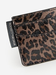 Rockett St George Leopard Print Card Holder - Image 4 of 4