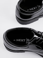 Black Patent Leather Lace-Up Shoes - Image 4 of 5