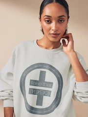 Ecru Cream Take That Sweatshirt - Image 3 of 5