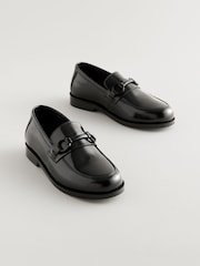 Black Patent Leather Loafers - Image 1 of 6