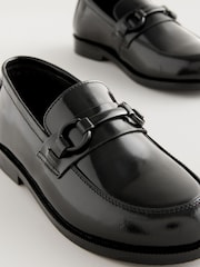 Black Patent Leather Loafers - Image 3 of 6