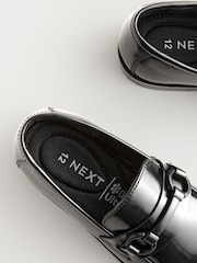 Black Patent Leather Loafers - Image 4 of 6