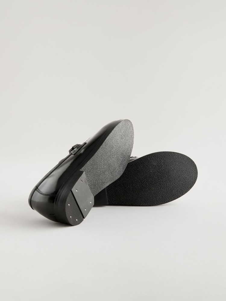 Black Patent Leather Loafers - Image 6 of 6