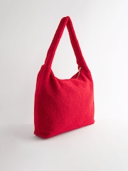 Rockett St George Red Mon Cheri Borg Shoulder Bag - Image 6 of 11