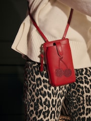 Rockett St George Red Cherry PU Cross-Body Phone Holder - Image 4 of 8