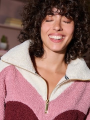 Rockett St George Berry Borg Zip Fleece - Image 5 of 8
