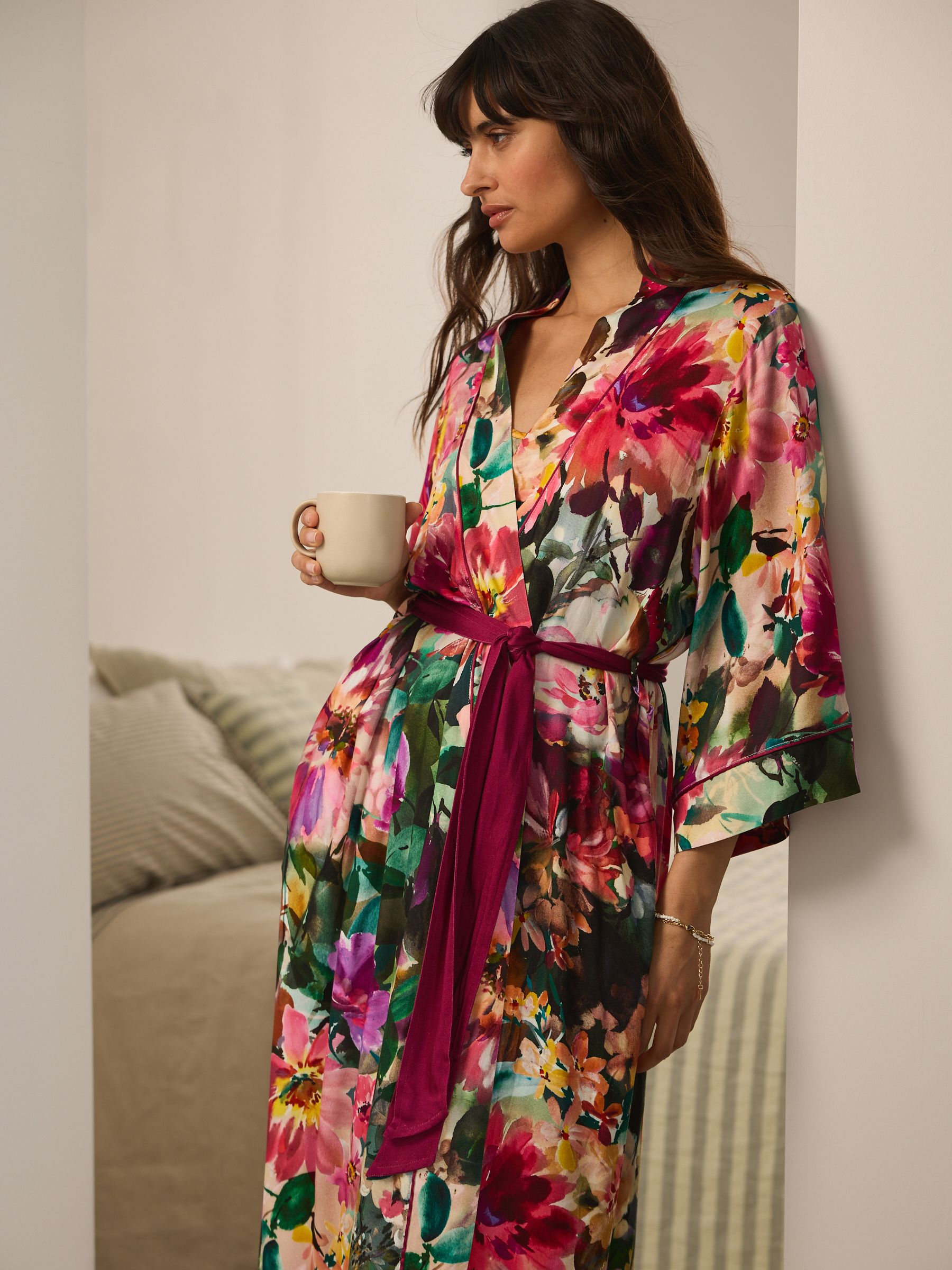 Robe viscose top
