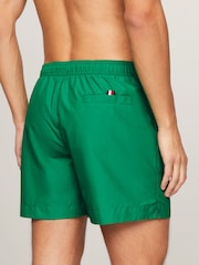 Tommy Hilfiger Green Medium Logo Drawstring Swim Shorts - Image 3 of 4