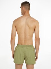 Tommy Hilfiger Green Drawstring Label Swim Shorts - Image 2 of 6