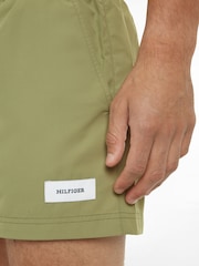 Tommy Hilfiger Green Drawstring Label Swim Shorts - Image 3 of 6