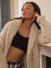 Neutral Supersoft Dressing Gown - Image 4 of 8