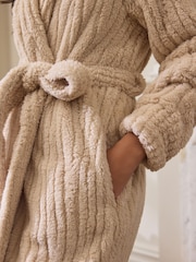 Neutral Supersoft Dressing Gown - Image 6 of 8