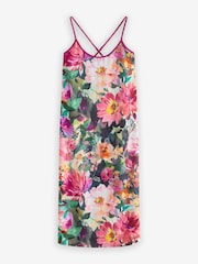Pink Floral Clarke And Clarke Viscose Nighties - Image 7 of 8