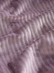Morado lila - Bata ribeteada supersuave - Imagen 7 de 7