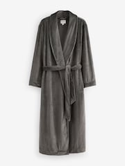 Gris antracita - Bata ribeteada supersuave - Imagen 1 de 3