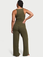 Victoria's Secret Olive Green Modal Rib Cami Long Pyjama Set - Image 2 of 3