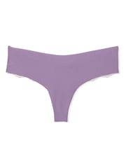 Victoria's Secret Frozen Plum Purple Thong Knickers - Image 3 of 3