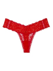 Victoria's Secret Lipstick Red Thong Knickers - Image 3 of 3