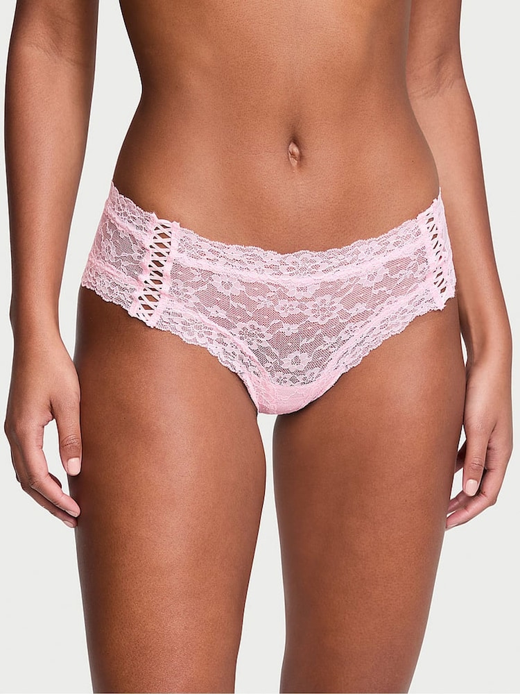 Victoria's Secret Pretty Blossom Pink Cheeky Knickers - Image 1 of 3