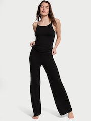 Victoria's Secret Black Modal Rib Cami Long Pyjama Set - Image 1 of 3