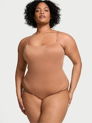 Victoria's Secret Toffee Nude FeatherSoft™ BODYWEAR Lightly Lined Bodysuit - Image 1 of 3