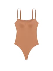 Victoria's Secret Toffee Nude FeatherSoft™ BODYWEAR Lightly Lined Bodysuit - Image 3 of 3