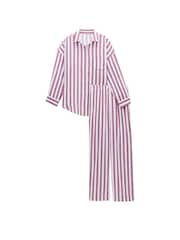 Victoria's Secret Pink Rouge Stripe Modal Long Pyjama Set - Image 3 of 3
