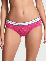 Victoria's Secret Luscious Rose Pink Shine Hipster Knickers - Image 1 of 3